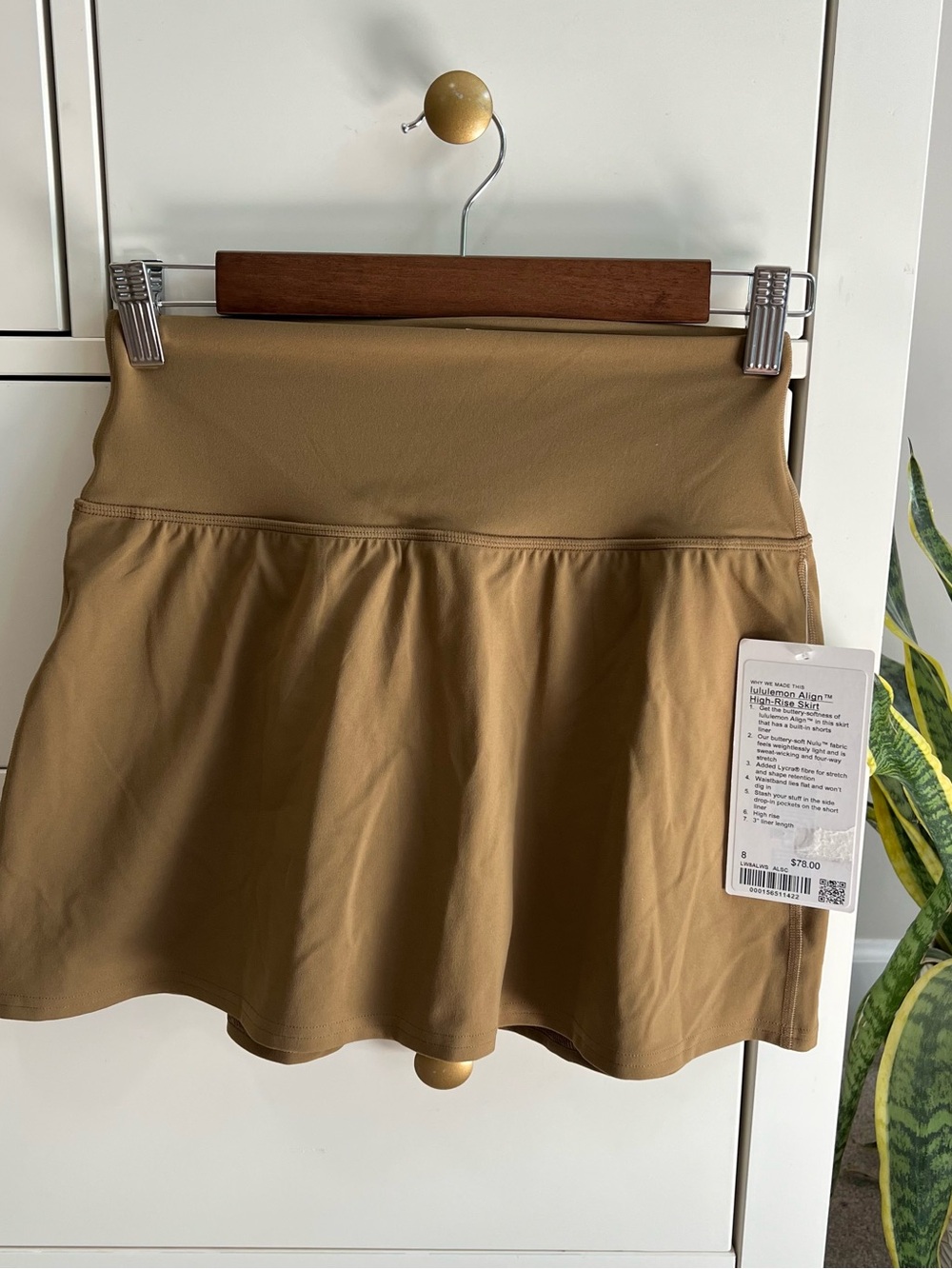 Lululemon All Spice High-Waist  Skirt with Built In Shorts